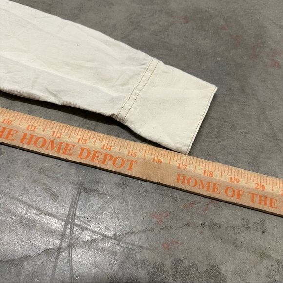 Faherty Out West Shirt ivory western pearl snap shirt Women’s Sz S - Picture 7 of 8